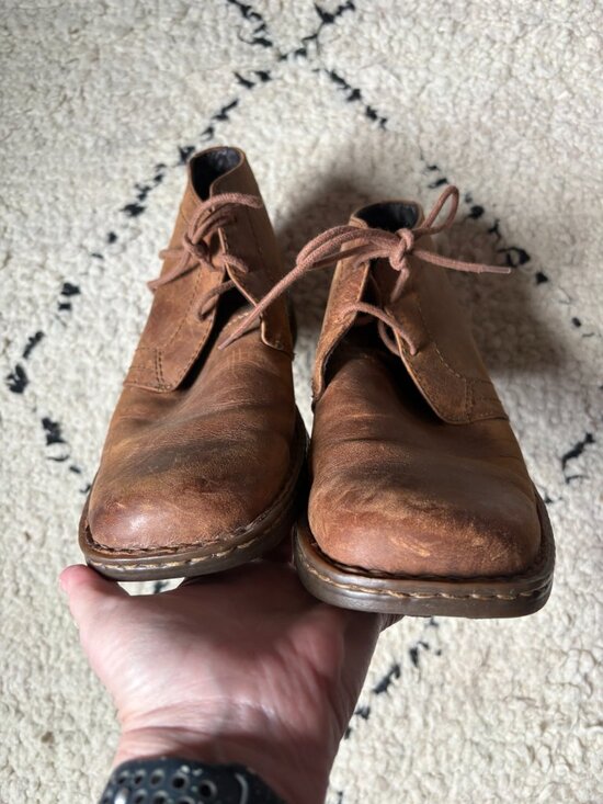 Born Harrison men\'s brown leather outdoor dark academia chukka boots size 10 main image 8